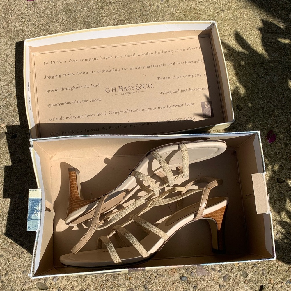 3 inch Taupe Heeled Sandals